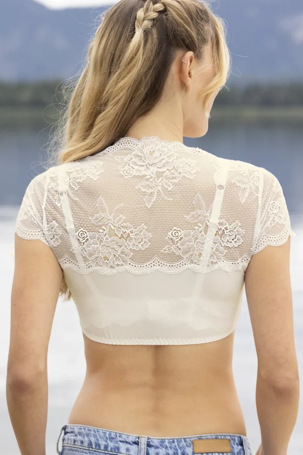 Dirndl-Bluse Sybille, kurzarm